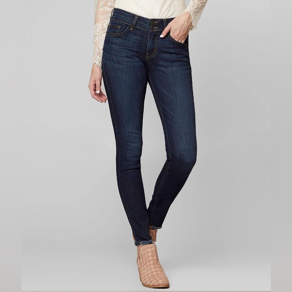 Flying Monkey Mid-Rise Ankle Skinny Stretch Jean